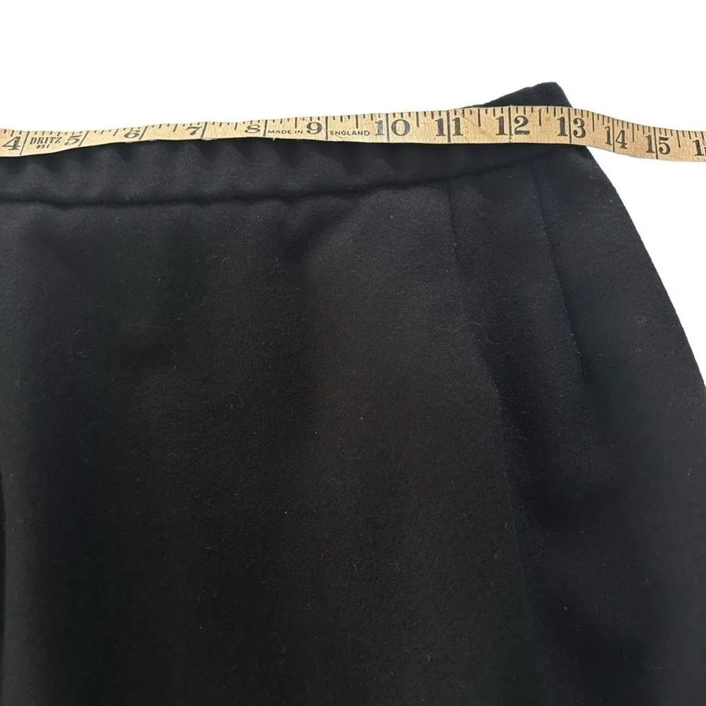 VTG PENDLETON BLACK WOOL PENCIL SKIRT SIZE SMALL